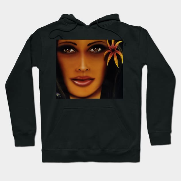 Hawaiian hula dancer Hoodie by Coreoceanart